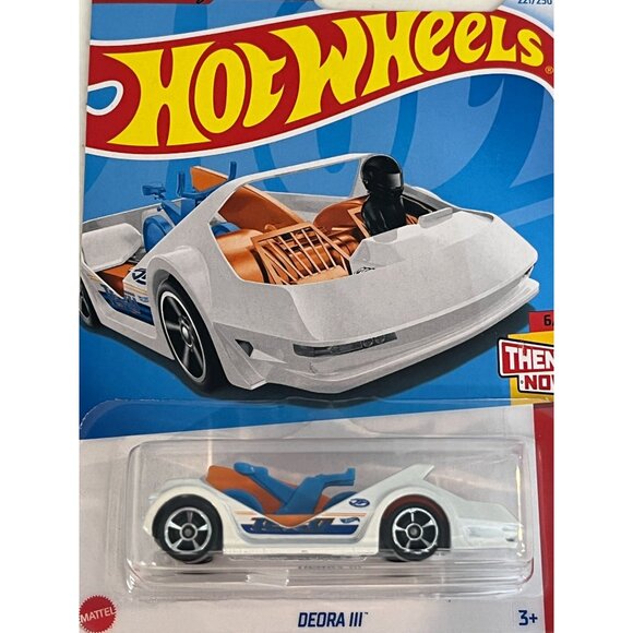 Hot Wheels Deora III 2023 Then and Now White Orange Diecast Car - Picture 2 of 9